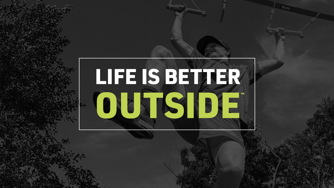 life is better outside logo with lifestyle